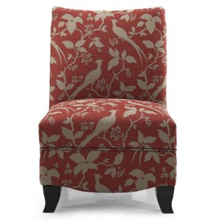 DHI Donovan Bardot Slipper Chair AC DO BAR Color Crimson