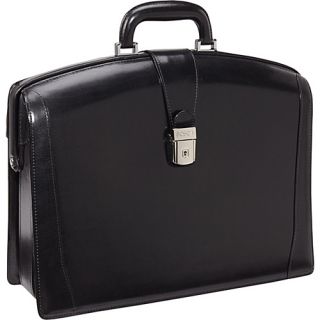 Old Leather Partners Brief Black   Bosca Non Wheeled Computer Cases
