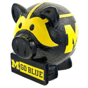 Michigan Wolverines Forever Collectibles Mini Thematic Piggy Bank NCAA