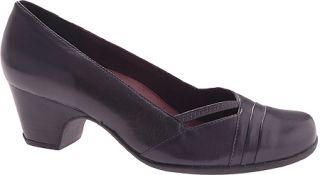Womens Clarks Sugar Sky   Navy Leather Casual Shoes