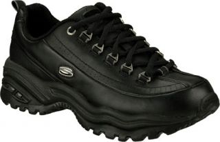 Womens Skechers Energy 3 Premium   Black Leather (B) Gym Shoes