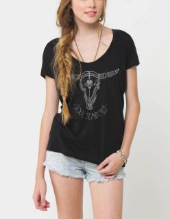 Soulsearcher Womens Tee Black In Sizes Small For Women 663006100