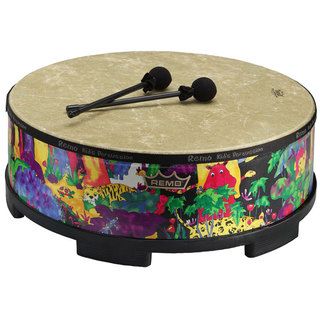 Remo Childrens Gathering Drum (Multi colorType of instrument Gathering drumWeight 160 poundsHandmadeDrum head material Synthetic animal skin headImported )