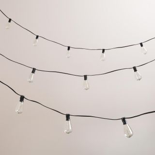 Edison Style 10 Bulb String Lights   World Market
