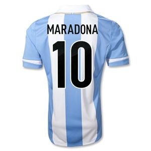 adidas Argentina 11/12 MARADONA Home Soccer Jersey
