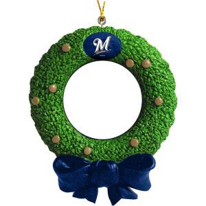 Milwaukee Brewers Wreath Frame Ornament