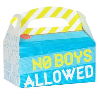 Girls Only Party Empty Favor Boxes