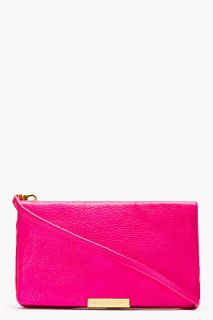 Marc By Marc Jacobs Pink Leather Raveheart Clutch