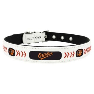 Baltimore Orioles Classic Leather Medium Baseball Collar