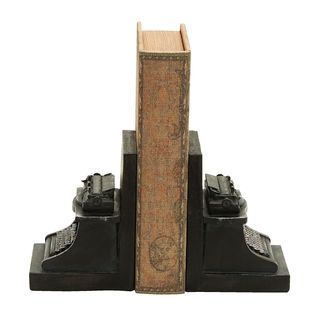 Old Look Typewriter Themed Book End Set