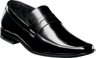 Mens Stacy Adams Bedford 24782   Black Leather Penny Loafers