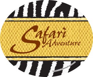 Safari Adventure Party Sticker Sheets