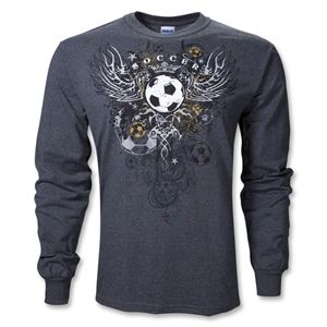hidden Wings Soccer LS T Shirt