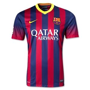 Nike Barcelona 13/14 Home Soccer Jersey