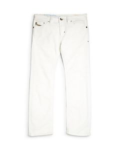Diesel Little Boys Slim Fitting Jeans   White