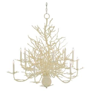 Currey & Company Seaward 12 Light Candle Chandelier 9188