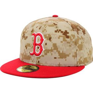Boston Red Sox New Era MLB Authentic Collection Stars and Stripes 59FIFTY Cap