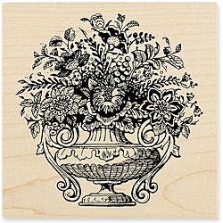 Stampendous Mounted Rubber Stamp Q classic Bouquet