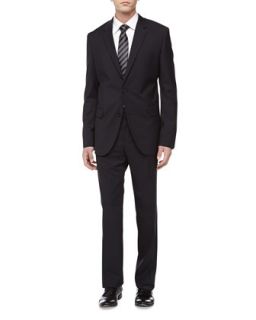 Grand Central Tonal Pinstriped Suit, Dark Blue