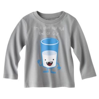 Circo Infant Toddler Boys Long Sleeve Optimistic Guy Tee   Blue 12 M