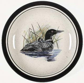 Folkcraft Loon Lake Dinner Plate, Fine China Dinnerware   Scotty Z,Multimotif Wa