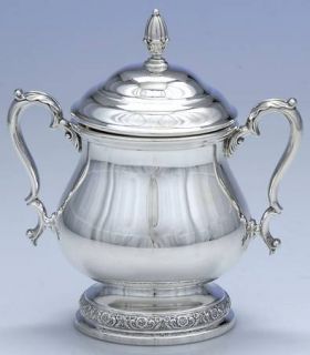 International Silver Prelude Plain (Sterling Hollowware) Sugar Bowl with Lid   S