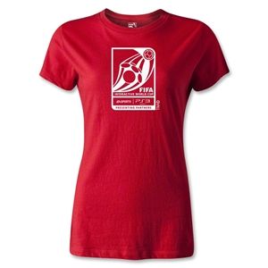 FIFA Interactive World Cup Womens Emblem T Shirt (Red)