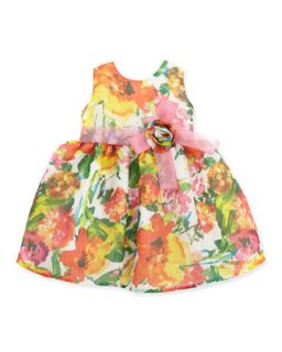 Floral Organza Party Dress, 4 6X