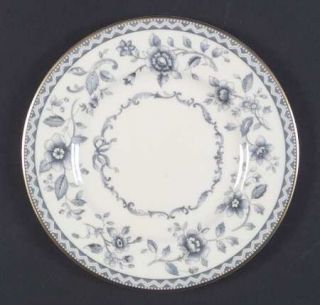 Royal Doulton Josephine (Smooth, Gold Trim) Salad Plate, Fine China Dinnerware  
