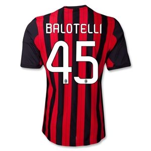 adidas AC Milan 13/14 BALOTELLI Home Soccer Jersey