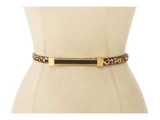 Vince Camuto 1/2 Haircalf Panel Belt With Inlay Buckle Womens Belts (Animal Print)