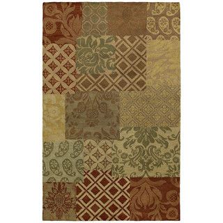 St. Joseph Multi Prints Hand tufted Wool Rug (80 X 100)