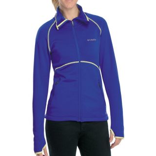 Columbia Sportswear Passo Alto Shirt   Full Zip  Long Sleeve (For Women)   LIGHT GRAPE (S )