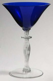Morgantown Monroe Cobalt Blue Champagne/Tall Sherbet   Stem #7690, Cobalt Bowl,