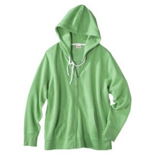 Mossimo Supply Co. Juniors Plus Size Long Sleeve Fleece Hoodie   Green 3