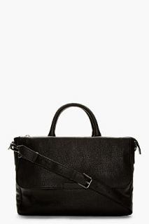 Marc By Marc Jacobs Black Leather Robbie G Messenger Bag