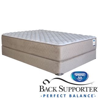 Spring Air Back Supporter Roseworth Firm Twin Xl Mattress Set (Twin XLSet includes One mattress, one foundationFirst layer Quilted top, 3/4 inch firm foamSecond layer 1.5 gel infused memory foamThird layer 2 inch support foam, innerspring, foam encase