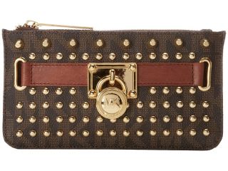 MICHAEL Michael Kors MK PVC Logo Belt Bag Womens Belts (Brown)