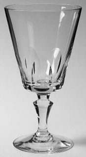 Fostoria Queen Anne (Cut) Water Goblet   Stem #6104, Cut #905