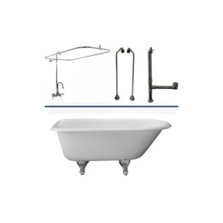 Barclay TKCTRH54 CP1 Universal Tub Kit 54 CI Roll Top, Shower Unit, Supplies, D