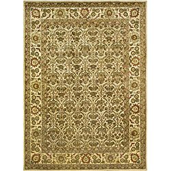 Handmade Treasured Gold Wool Rug (6 X 9)