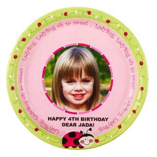 Ladybugs Oh So Sweet Personalized Dinner Plates