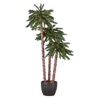 Pre Lit Potted Palm Tree Set (4 5 6ft)