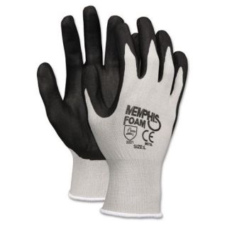 Mcr Safety Economy Foam Nitrile Large Gloves (pack Of 12 Pairs)