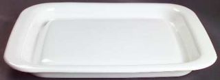 Corning White Coupe 14 Recatangular Microwave Browing Grill, Fine China Dinnerw