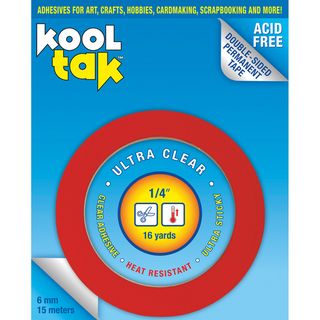 Kool Tak Ultra Clear Tape .25in X 16yds
