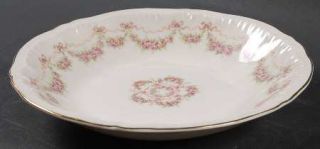 Haviland Louise Coupe Soup Bowl, Fine China Dinnerware   New York, Pink Roses, P