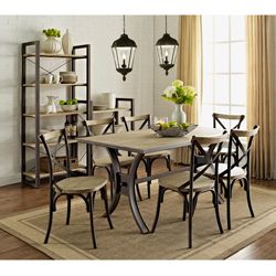 Urban Reclamation Solid Wood 7 piece Dining Set