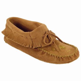 Womens Kristina Ankle Hi Peace Moccasins by Old Friend Tan   PM447430 TAN 9.5,