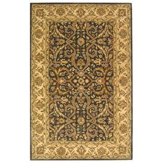 Handmade Sultanabad Charcoal Grey/ Ivory Wool Rug (83 X 11) (BlackPattern OrientalMeasures 0.625 inch thickTip We recommend the use of a non skid pad to keep the rug in place on smooth surfaces.All rug sizes are approximate. Due to the difference of mon